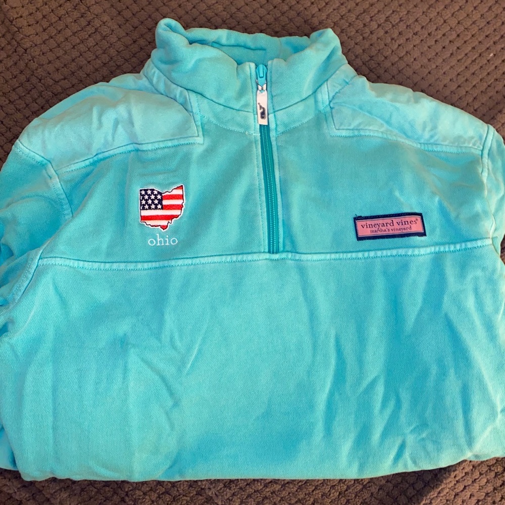 Vineyard Vines Quarter Zip Preppy Women’s Sweater